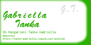 gabriella tanka business card